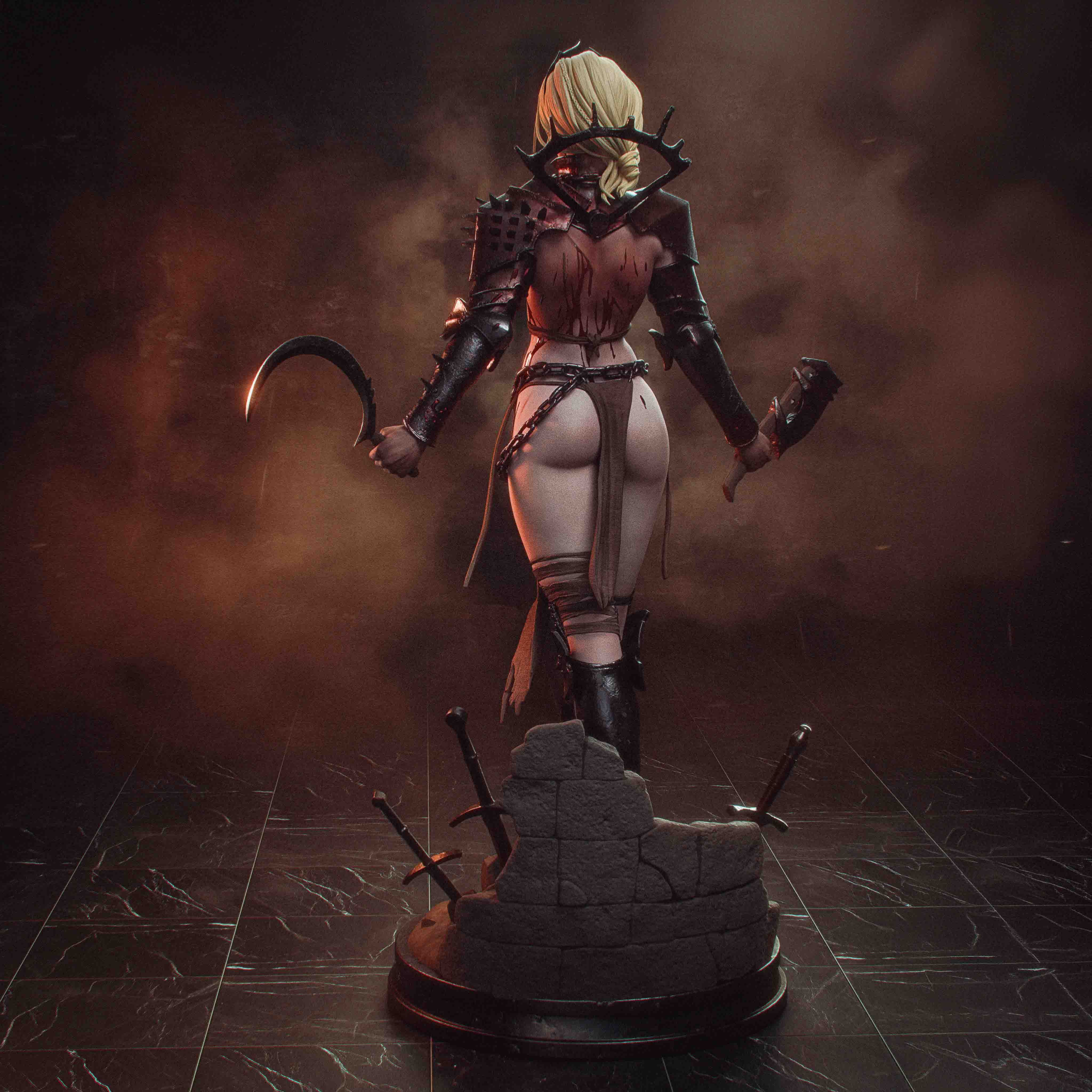 Clang Statue | DnD Fan Art by Bulkamancer SFW 3d printed statue,3d printed,Clang Statue,3d printed figure,dnd statue