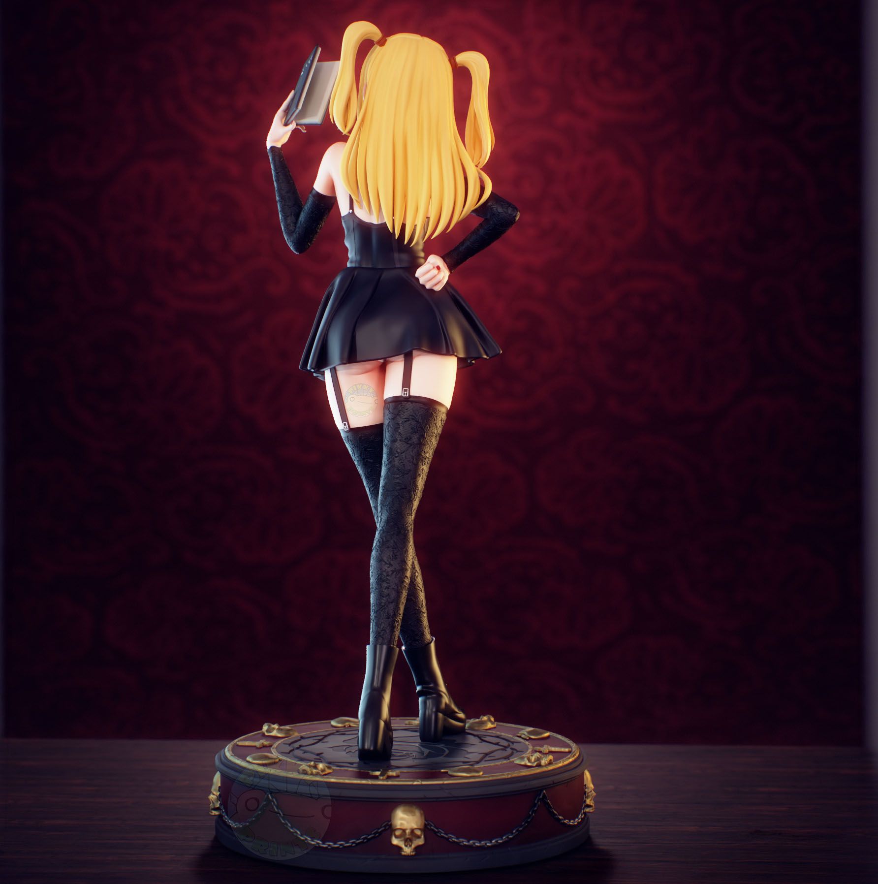 Statua Misa Amane | Death Note Fan art di PikkyPrints SFW 3d printed statue,3d printed,3d printed figure,Misa Amane Statue,Death Note Statue,sfw statue