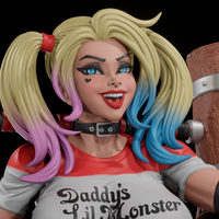 Harley Quinn Statue | DC Fanart von Digital Dark SFW,NSFW,Futa 3d printed statue,3d printed,nsfw statue,3d printed figure,futa statue,Harley Quinn Statue,futa figurines,futanari figurines,futanari statue,dc statue
