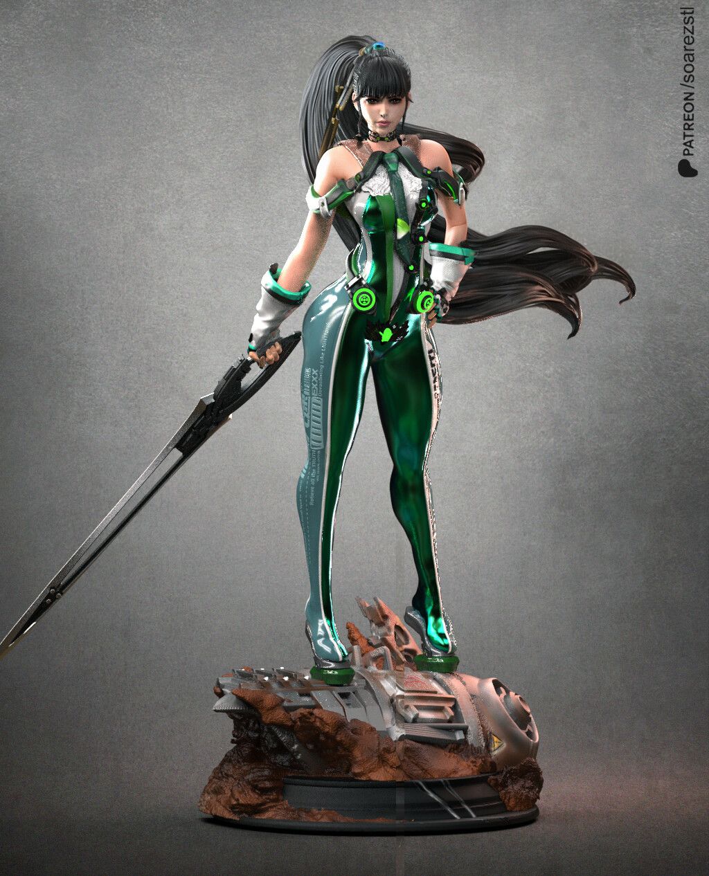 EVE Statue | Stellar Blade Fan Art by Pop Totem SFW 3d printed statue,3d printed,sfw statue,eve statue,Stellar Blade