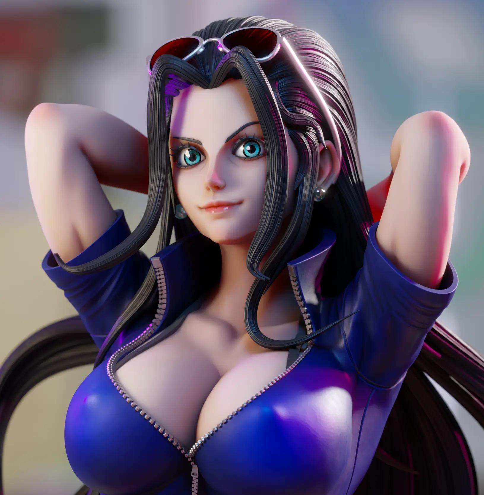 Nico Robin Statue | One Piece Fan Art by 3Dmoonn SFW,NSFW 3d printed,3d printed statue,Nico Robin Statue,One Piece statue,nsfw statue