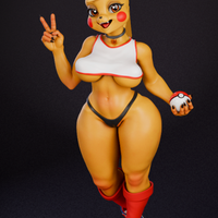 Pikachu Statue | Pokemon Fanart von mowmaw NSFW,Futa 3d printed,Pikachu Statue,futa statue,pokemon statue,furry statue,nsfw statue,futa figurines,futanari figurines,futanari statue