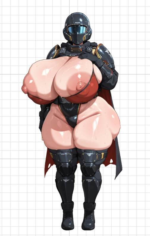 Soldier Bikini Sticker | Helldivers Vinyl Sticker NSFW nsfw sticker,stickers,Soldier Bikini sticker,helldivers sticker