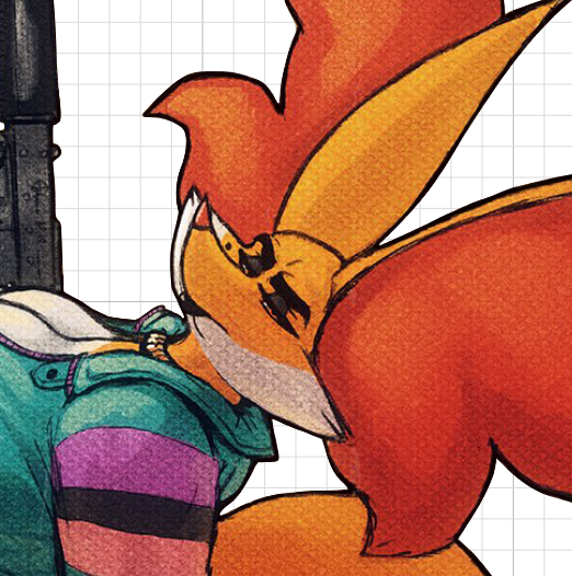 Delphox Guns Furry Sticker | Pokémon Vinyl Sticker SFW sfw sticker,stickers,Delphox Guns sticker,pokemon sticker,furry sticker