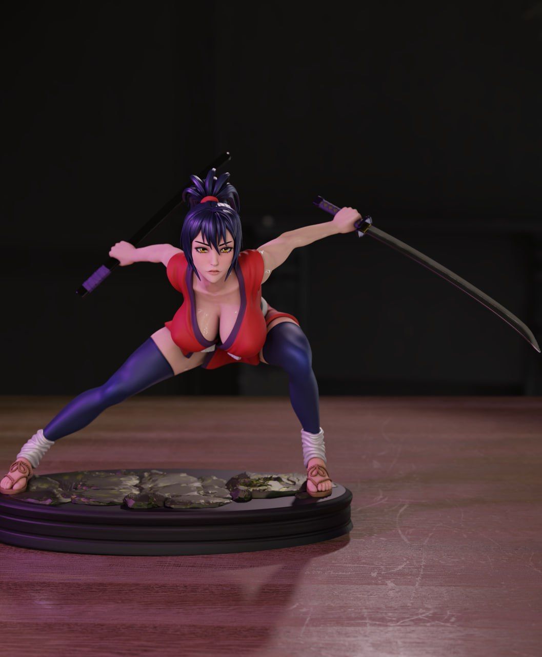 Chifusa Manyuu Statue | Mahou Kaiju Fan Art by Momoji3d SFW,NSFW 3d printed,3d printed statue,nsfw statue,Chifusa Manyuu statue,Mahou Kaiju statue