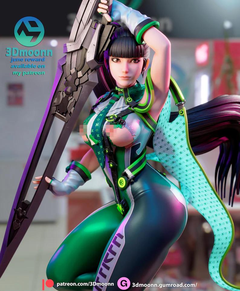 EVE Statue | Stellar Blade Fan Art by 3Dmoonn SFW,NSFW 3d printed statue,3d printed,eve statue,Stellar Blade,nsfw statue