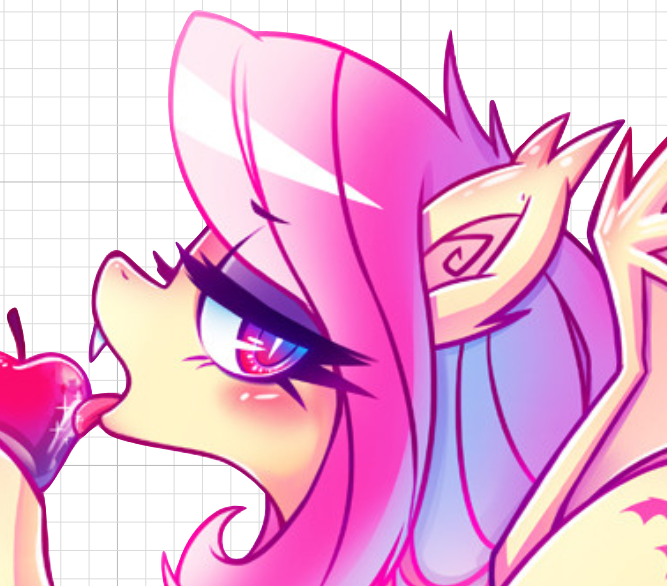 Flutterbat NSFW Furry Sticker | My Little Pony Vinyl Sticker NSFW furry sticker,nsfw sticker,stickers,Flutterbat,mlp sticker,My Little Pony sticker