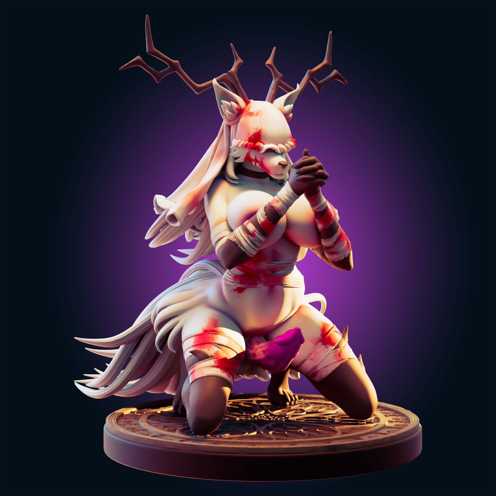 Vicar Amelia Statue | Bloodborne Fan Art by Officer Rhu SFW,NSFW,Futa 3d printed,Vicar Amelia statue,futa statue,Bloodborne statue,furry statue,nsfw statue