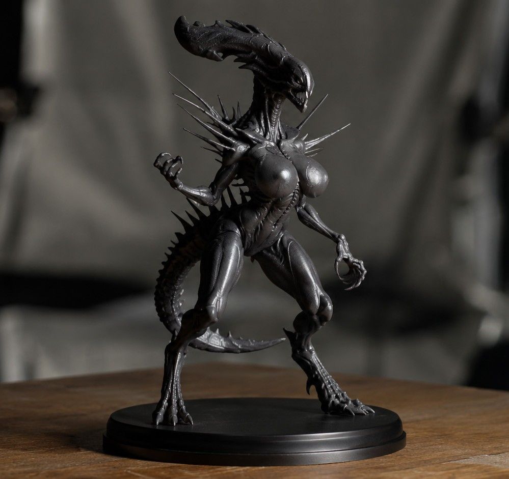 Xenomorph Statue | Alien Fan Art by Gibly SFW,NSFW 3d printed statue,3d printed,Xenomorph Statue,nsfw statue,3d printed figure,Alien Statue
