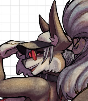 Wolf Red Dress Furry Girl Sticker | Original Vinyl Sticker SFW furry sticker,sfw sticker,stickers