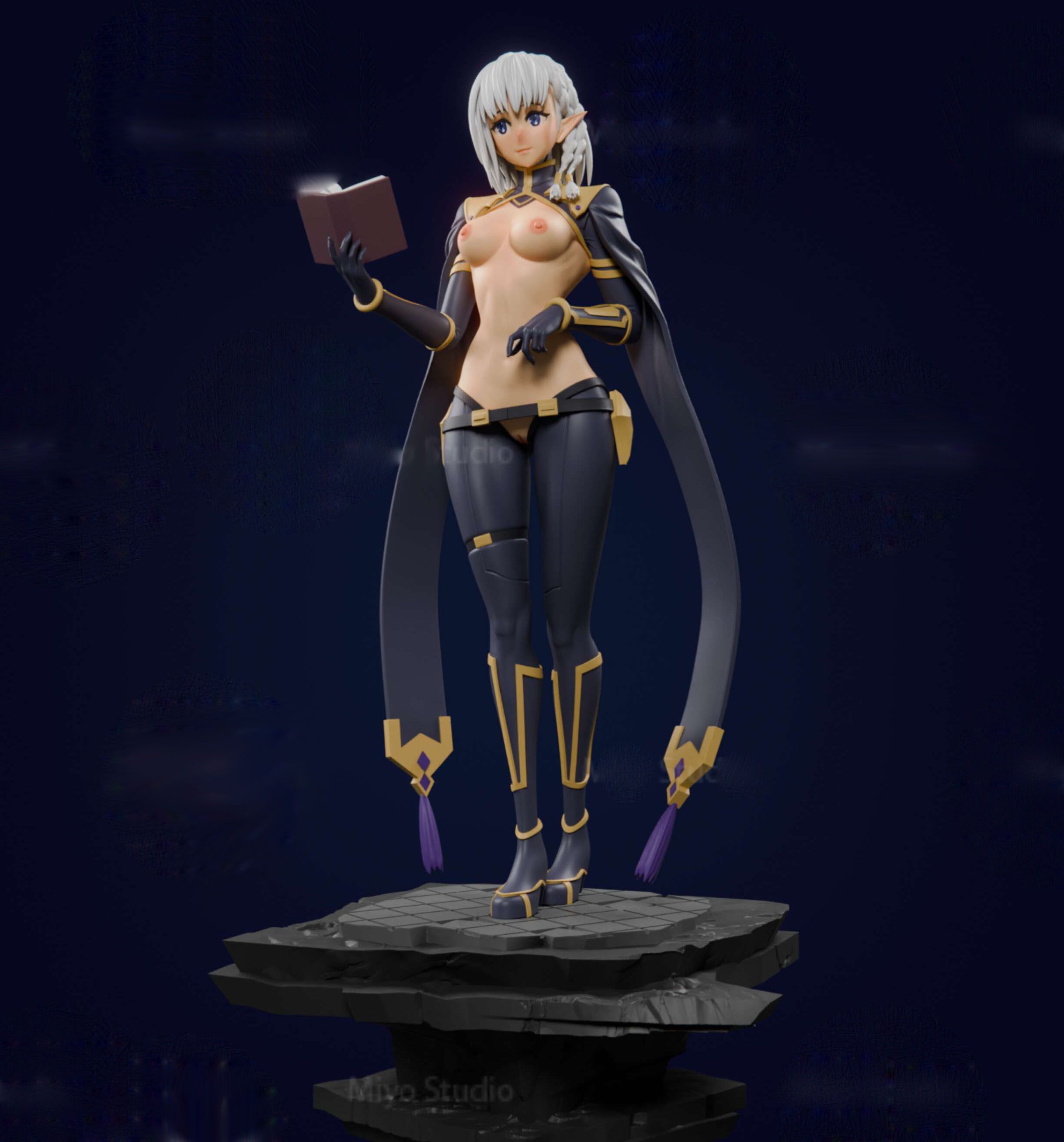 Beta Statue | The Eminence In Shadow Fan Art by MiyoStudio SFW,NSFW 3d printed statue,Beta statue,3d printed,The Eminence In Shadow Statue,3d printed figure,nsfw statue