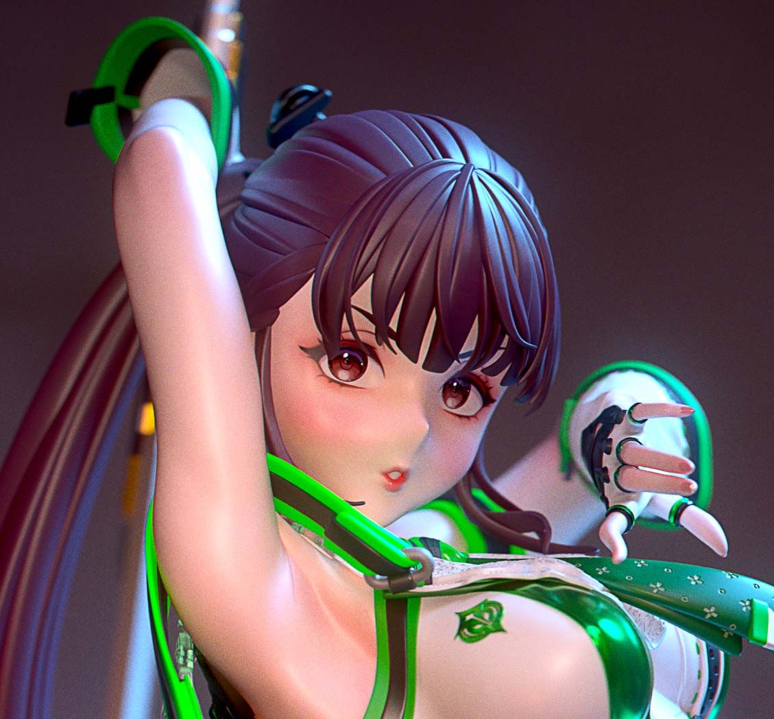 Eve Statue | Stellar Blade Fan Art by Kuru Figure SFW 3d printed statue,Eve statue,Stellar Blade statue,3d printed figure,3d printed