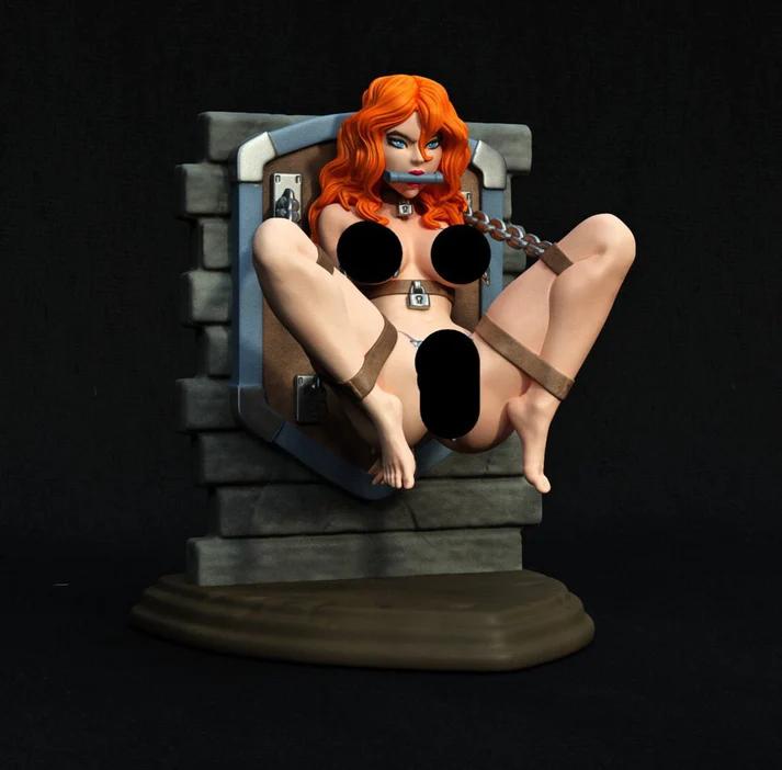 Red Sonja BDSM Statue | Marvel Fan Art by Exclusive3dprints image