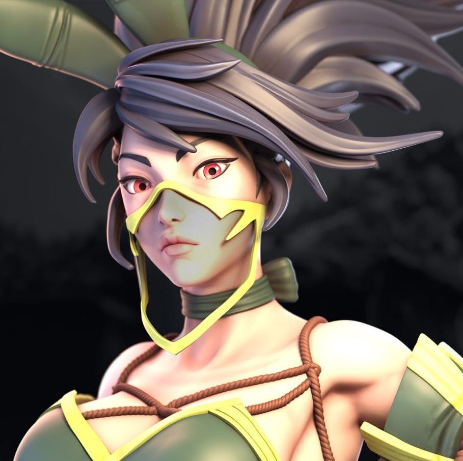 Akali Bunny Statue | League of Legends Fan Art by Azerama SFW,NSFW 3d printed,3d printed statue,nsfw statue,Akali Bunny statue,league of legends statue