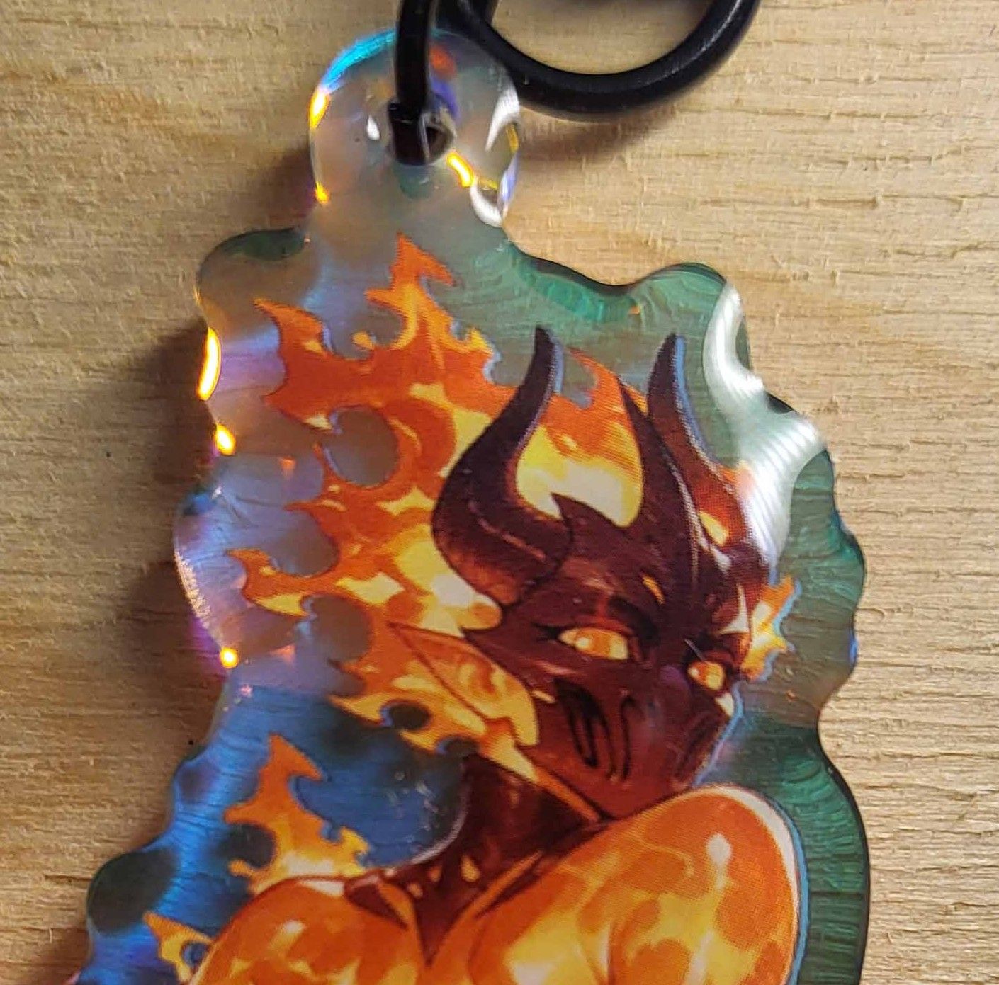 Flame Atronach NSFW Keychain | The Elder Scrolls Acrylic Keychain NSFW Flame Atronach keychain,furry keychain,The Elder Scrolls keychain,nsfw keychain
