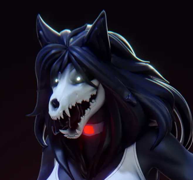 Mal0 Statue | SCP Fan Art by Evil Crivl SFW,NSFW 3d printed,3d printed statue,3d printed figure,furry figure,Mal0 Statue,scp figure