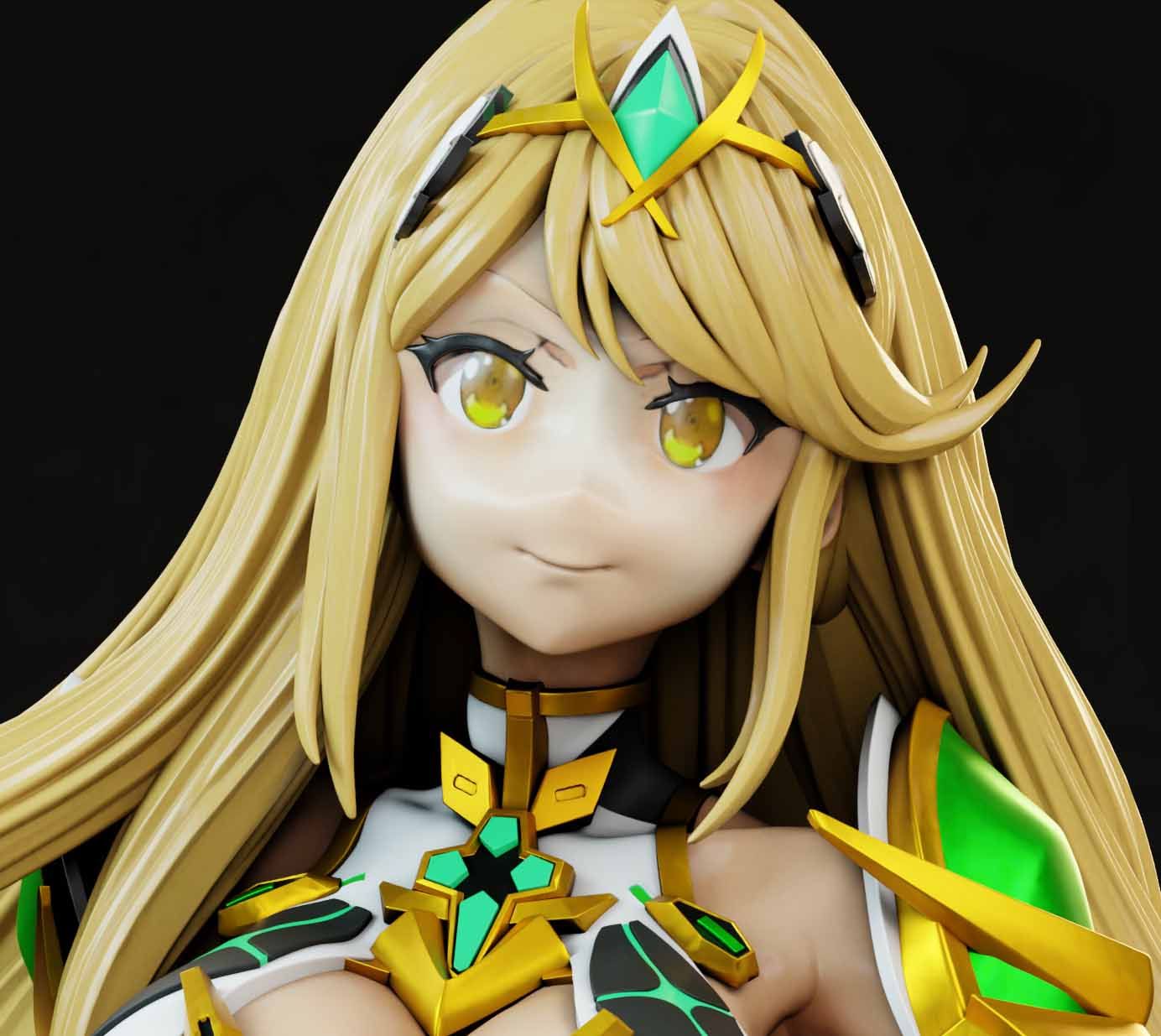 Mythra Hikari Statue | Xenoblade Fan Art by Gr8Tech SFW,NSFW 3d printed statue,nsfw statue,Mythra Hikari statue,Xenoblade statue,3d printed figure,3d printed