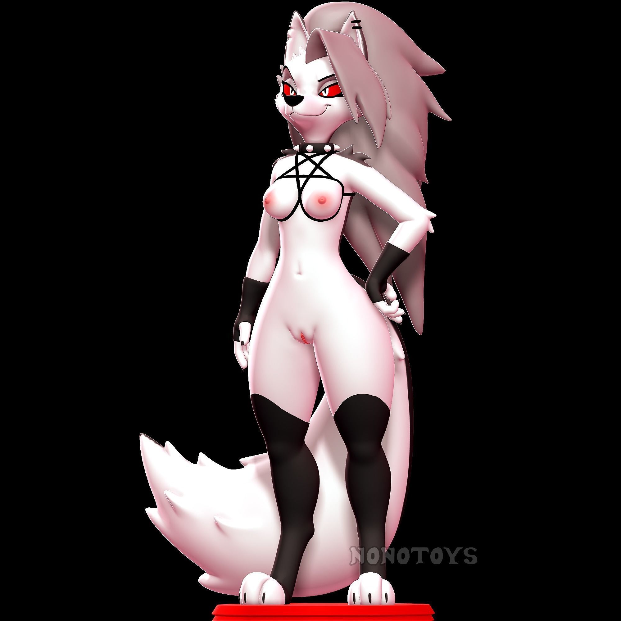 Statue Loona NSFW | Helluva Boss Fan art par Nonotoys NSFW 3d printed statue,3d printed,nsfw statue,3d printed figure,Loona Statue,Helluva Boss Statue
