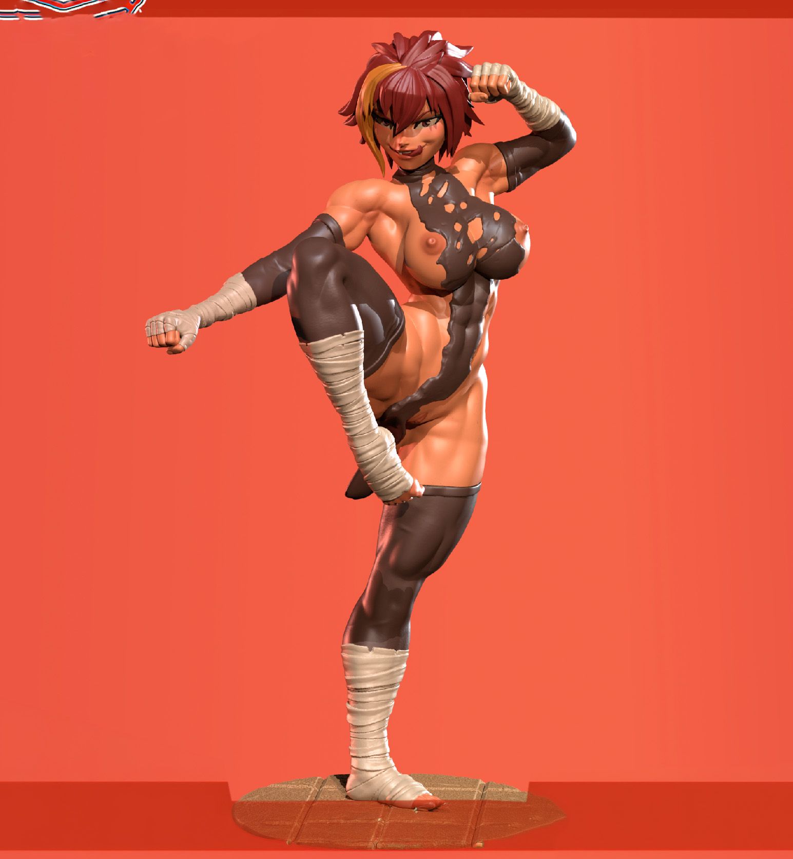 Marl Barrock Statue | Reincarnation Coliseum Fan Art by Freyas Fantasys SFW,NSFW,Futa 3d printed statue,3d printed,3d printed figure,Marl Barrock Statue,Reincarnation Coliseum Statue,nsfw statue,futa figurines,futanari figurines,futanari statue,futa statue