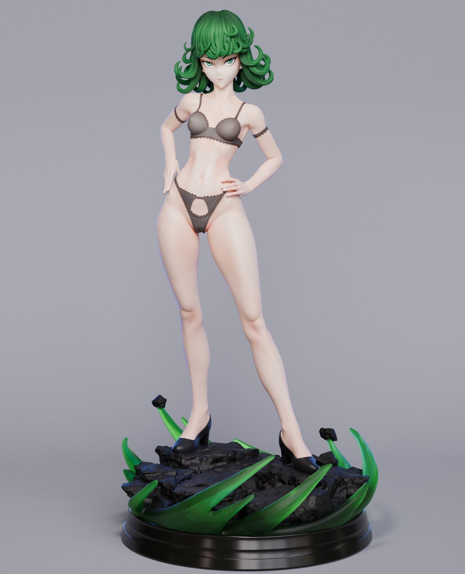 Tatsumaki Statue | One-Punch Man Fan Art by Abe3D SFW,NSFW 3d printed statue,Tatsumaki Statue,One-Punch Man statue,3d printed figure,3d printed,nsfw statue