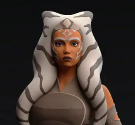 Ahsoka Statue | Star Wars Fan Art by LacaSette SFW,NSFW 3d printed statue,3d printed,nsfw statue,3d printed figure,Ahsoka statue,Star Wars statue