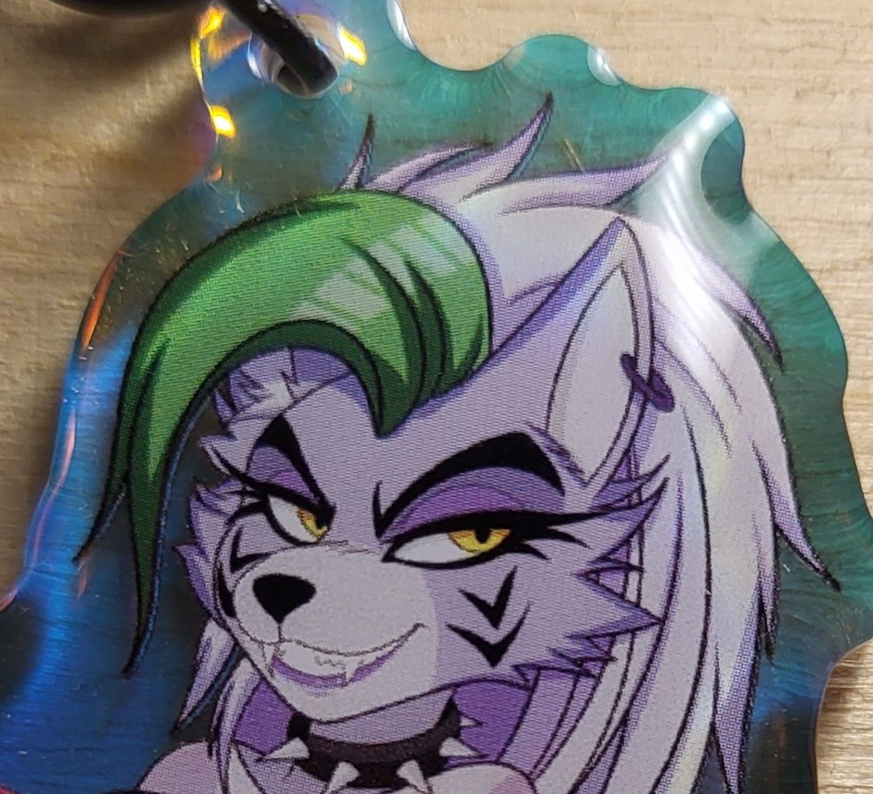 Roxanne Bikini Keychain | Helluva Boss Acrylic Keychain SFW,NSFW Roxanne Bikini,Roxanne keychain,furry keychain,SFW keychain,Nights at Freddy's,nsfw keychain
