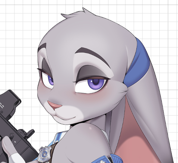 Judy Hopps Policewoman Sticker | Zootopia Vinyl Sticker SFW sfw sticker,stickers,Judy Hopps Policewoman sticker,Zootopia sticker