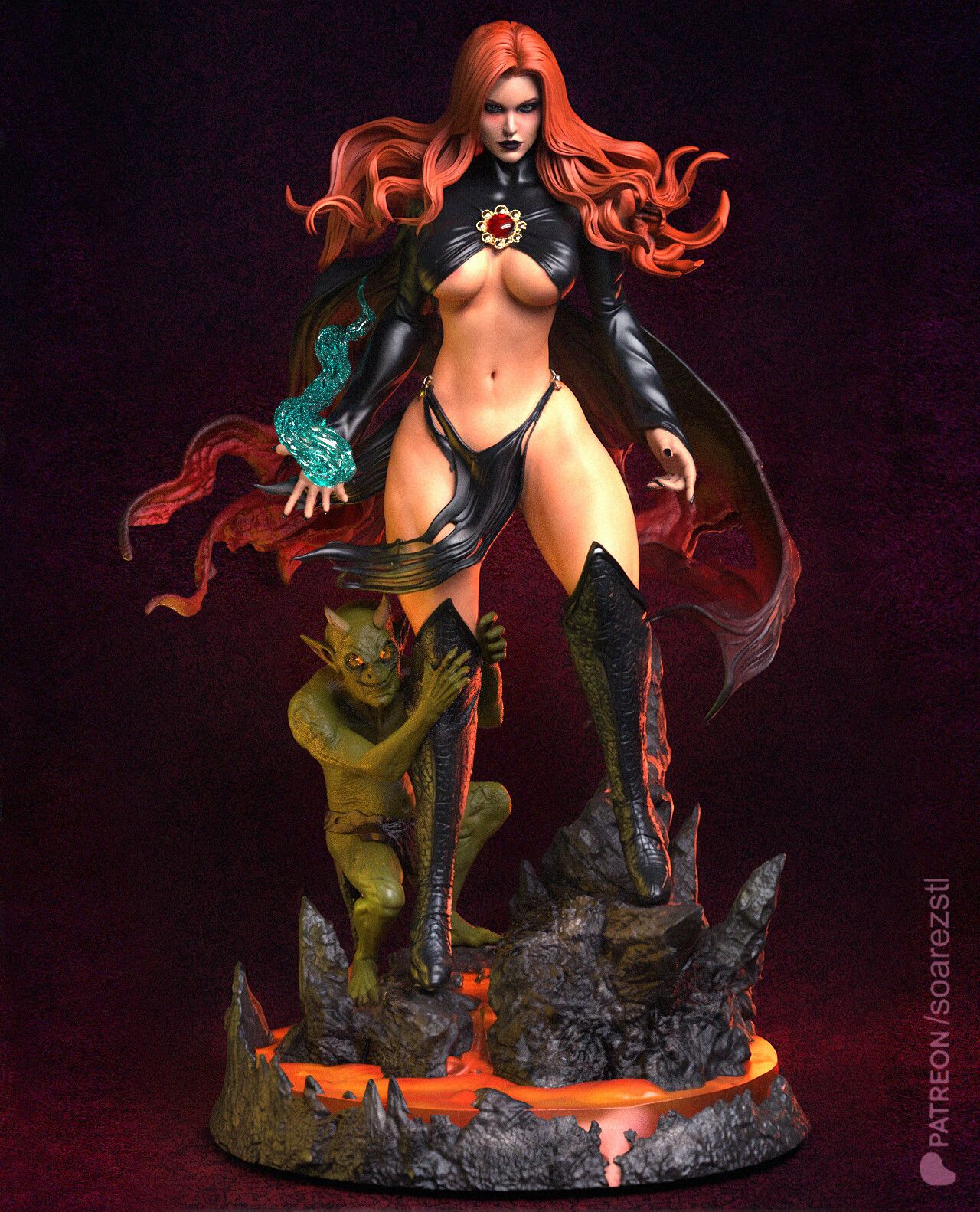 Goblin Queen Statue | X-Men97 Fan Art by Pop Totem image