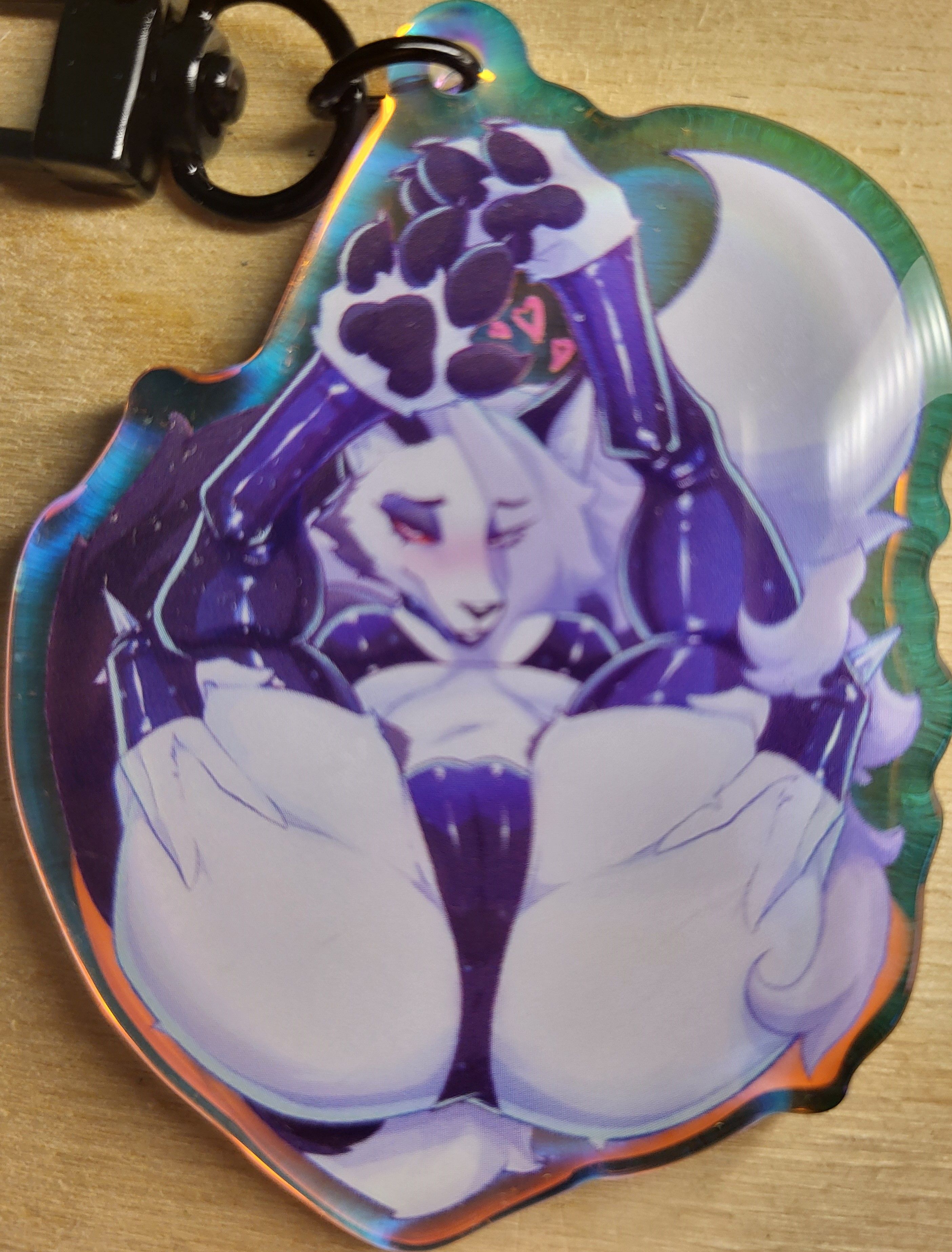 Loona Big Ass Keychain | Helluva Boss Acrylic Keychain SFW And NSFW loona nsfw,loona keychain,furry keychain,SFW keychain,Helluva Boss,nsfw keychain