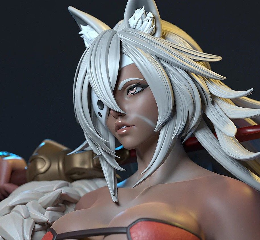 Ghislaine Dedoldia Statue | Mushoku Tensei Fan Art by E.S Monster SFW,NSFW 3d printed,3d printed statue,Mushoku Tensei Statue ,nsfw statue,Ghislaine Dedoldia statue