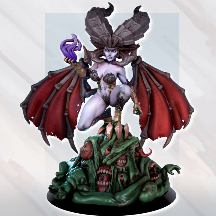 Succubus Rosalyn Miniature | DnD Fan Art by Gaz Minis SFW,NSFW 3d printed,miniature,nsfw miniature,Succubus Rosalyn,3d printed miniature