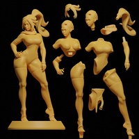 Statua Yoruichi Shihouin P2 | Bleach Fan art di E.S Monster SFW,NSFW 3d printed statue,3d printed,nsfw statue,3d printed figure,Yoruichi statue,Bleach statue
