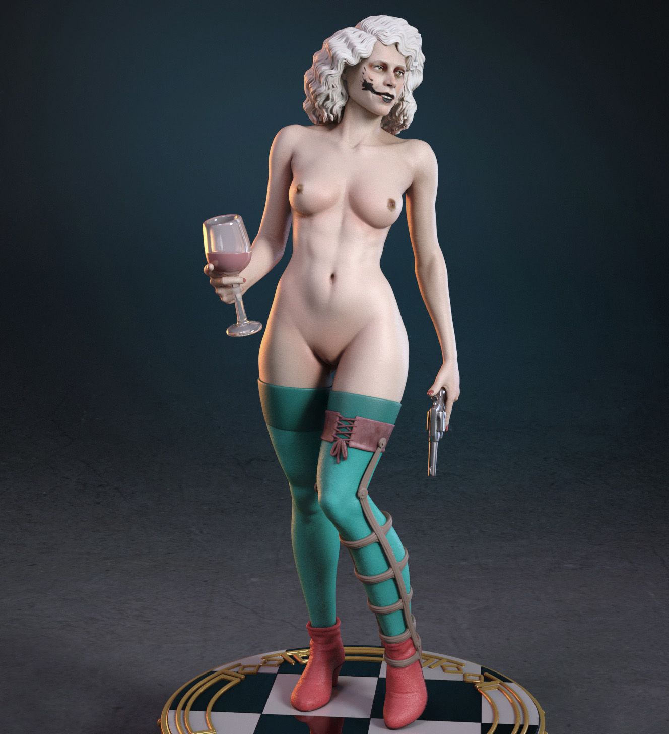 Ida Statue | The Bride Fan Art by TorridaMinis SFW,NSFW 3d printed,3d printed statue,nsfw statue,3d printed figure,Ida Statue,The Bride Statue