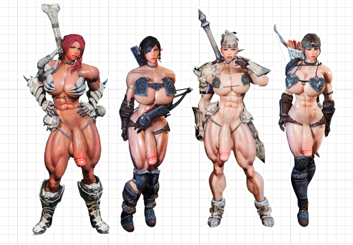 Barbar Squad Flaccid Futa Sticker | Original Futanari Stickers Ecchi Cartoon Futa futanari sticker,Barbar stickers,futa sticker,Barbar Squad Flaccid sticker,nsfw sticker