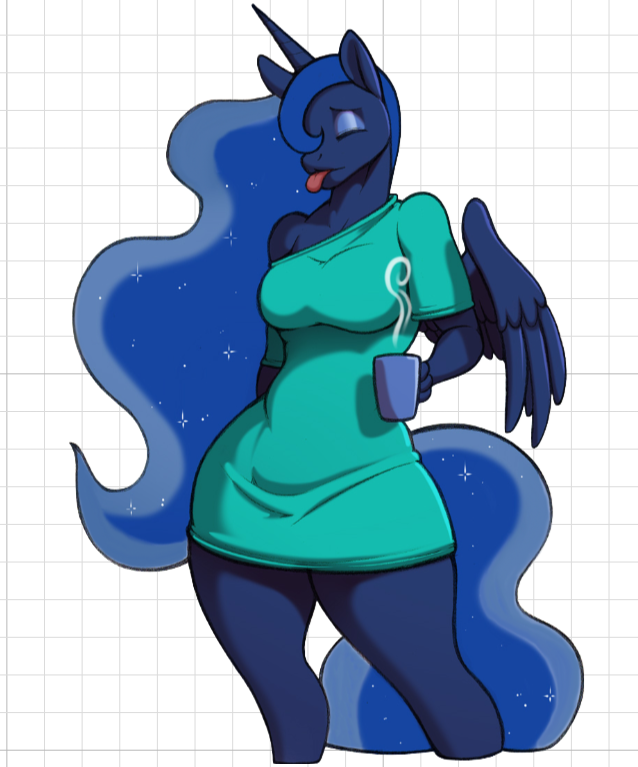 Princess Luna Sleepy Furry Sticker | My Little Pony Vinyl Sticker SFW furry sticker,sfw sticker,stickers,Princess Luna,mlp sticker,My Little Pony sticker