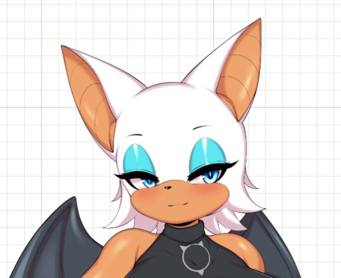 Rouge the bat v1 Furry Girl Sticker | Sonic Vinyl Sticker SFW sonic sticker,sfw sticker,Rouge the bat sticker,Furry Girl stickers,Rouge sticker