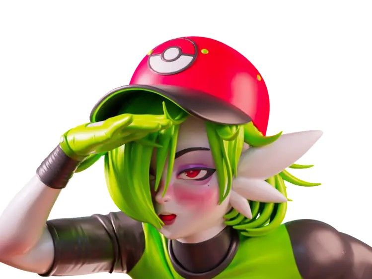 Gardevoir Baseball Statue | Pokémon Fan Art by Officer Rhu SFW,NSFW,Futa null