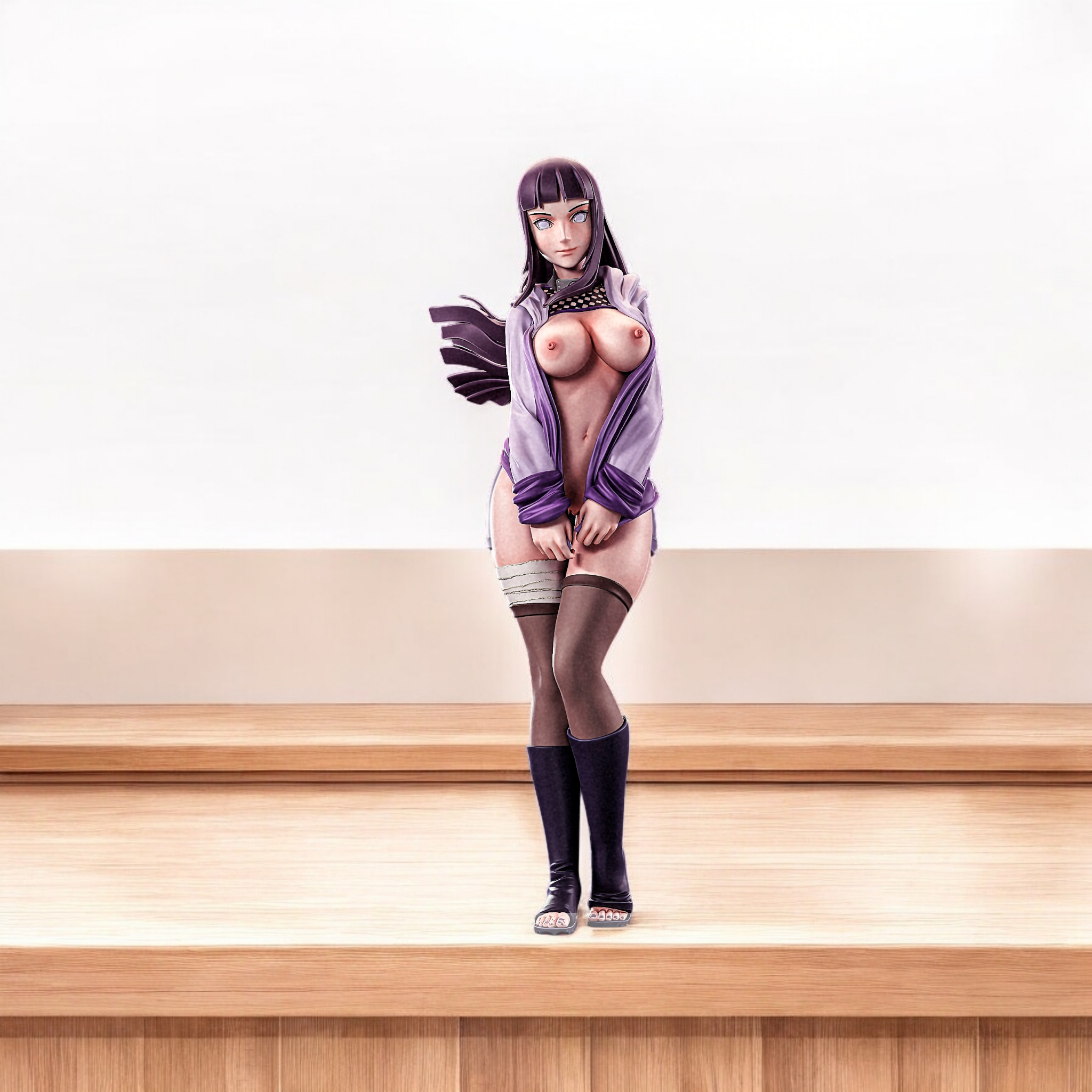 Hinata Statue | Naruto Fan Art by PEACHFIGURE SFW,NSFW 3d printed statue,3d printed,nsfw statue,3d printed figure,Hinata Statue,Naruto