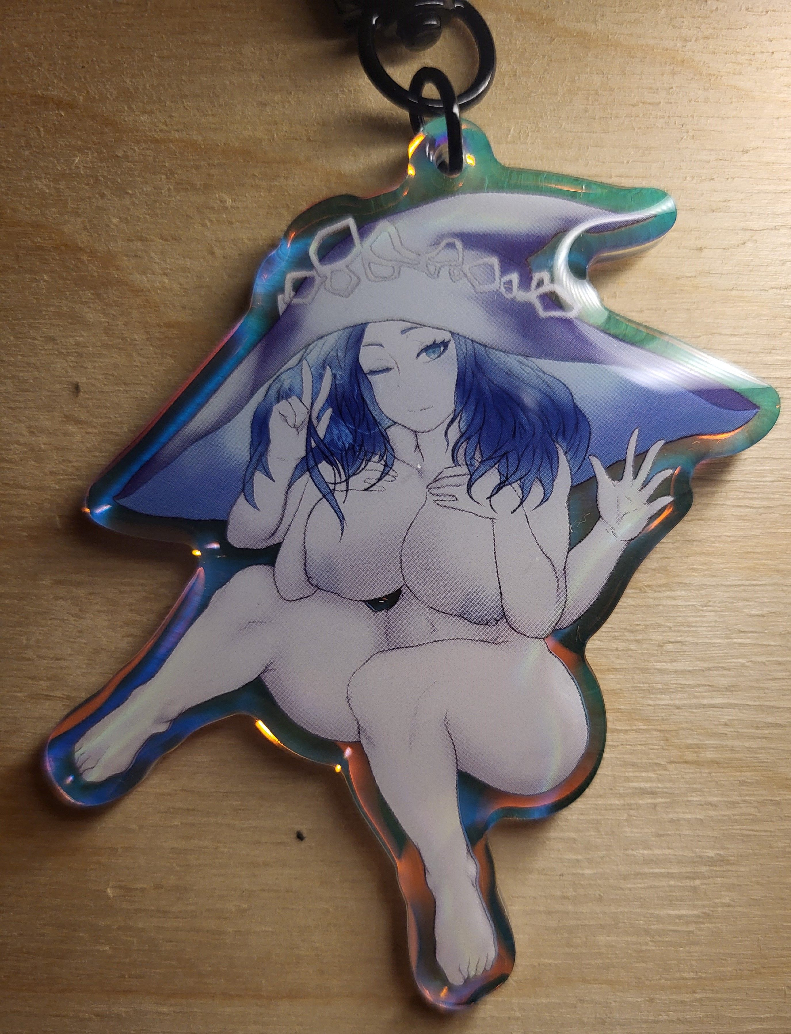 Ranni NSFW Keychain | Elden Ring Acrylic Keychain NSFW Elden Ring Keychain,Ranni Keychain,furry keychain,nsfw keychain