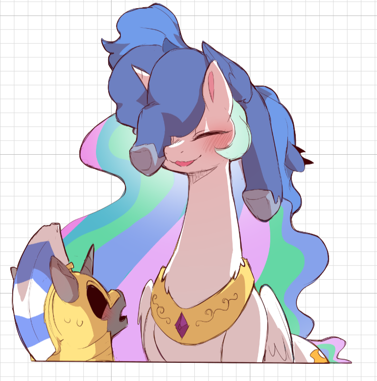 Princess Celestia And Luna Furry Sticker | My Little Pony Vinyl Sticker SFW furry sticker,sfw sticker,stickers,princess celestia,princess luna,mlp sticker,My Little Pony sticker
