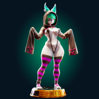 Estatua VEX | League of Legends Fan art por Officer Rhu SFW,NSFW,Futa 3d printed statue,3d printed,nsfw statue,furry statue,futa statue,vex statue,League of Legends statue,futa figurines,futanari figurines,futanari statue