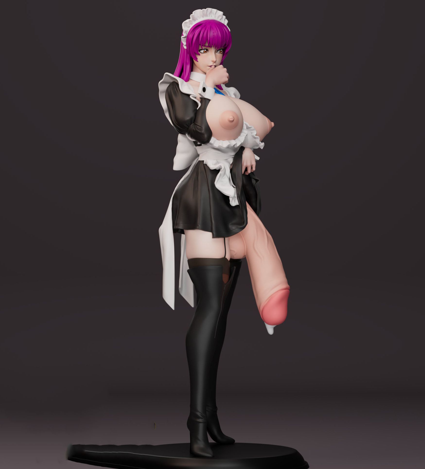 Statue Yayoi Futa | Bondage Game Fan art par Freyas Fantasys Futa 3d printed statue,3d printed,3d printed figure,Yayoi Statue,Bondage Game Statue,nsfw statue,futa figurines,futanari figurines,futanari statue,futa statue