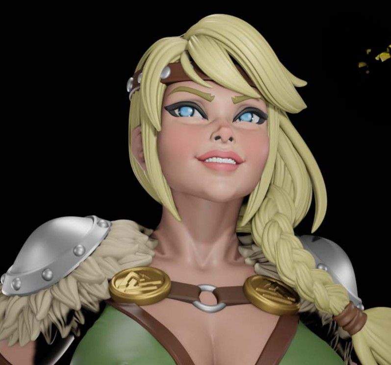 Astrid Hofferson Viking Maiden Statue | How to Train Your Dragon Fan Art by Digital Dark SFW,NSFW,Futa futa statue,3d printed,nsfw statue,Astrid Hofferson Statue,3d printed figure,How to Train Your Dragon Statue