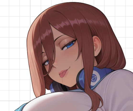 Nakano Miku Futa Sticker | The Quintessential Quintuplets Futanari Stickers Ecchi Cartoon Futa futa sticker,stickers,Nakano Miku sticker,The Quintessential Quintuplets sticker,futanari sticker