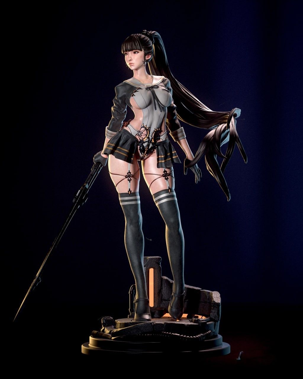 EVE Statue | Stellar Blade Fan Art by Nympha3D SFW,NSFW 3d printed statue,nsfw statue,EVE statue,Stellar Blade statue,3d printed figure,3d printed