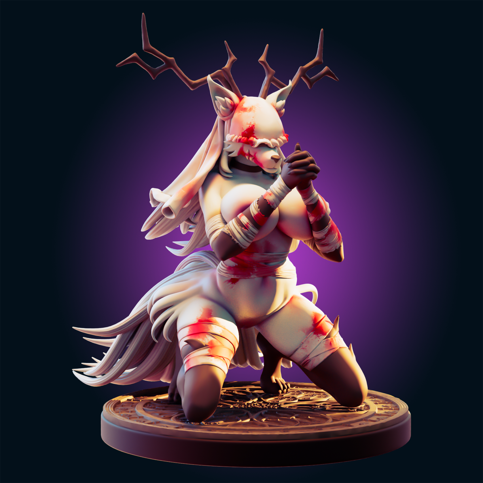 Vicar Amelia Statue | Bloodborne Fan Art by Officer Rhu SFW,NSFW,Futa 3d printed,Vicar Amelia statue,futa statue,Bloodborne statue,furry statue,nsfw statue