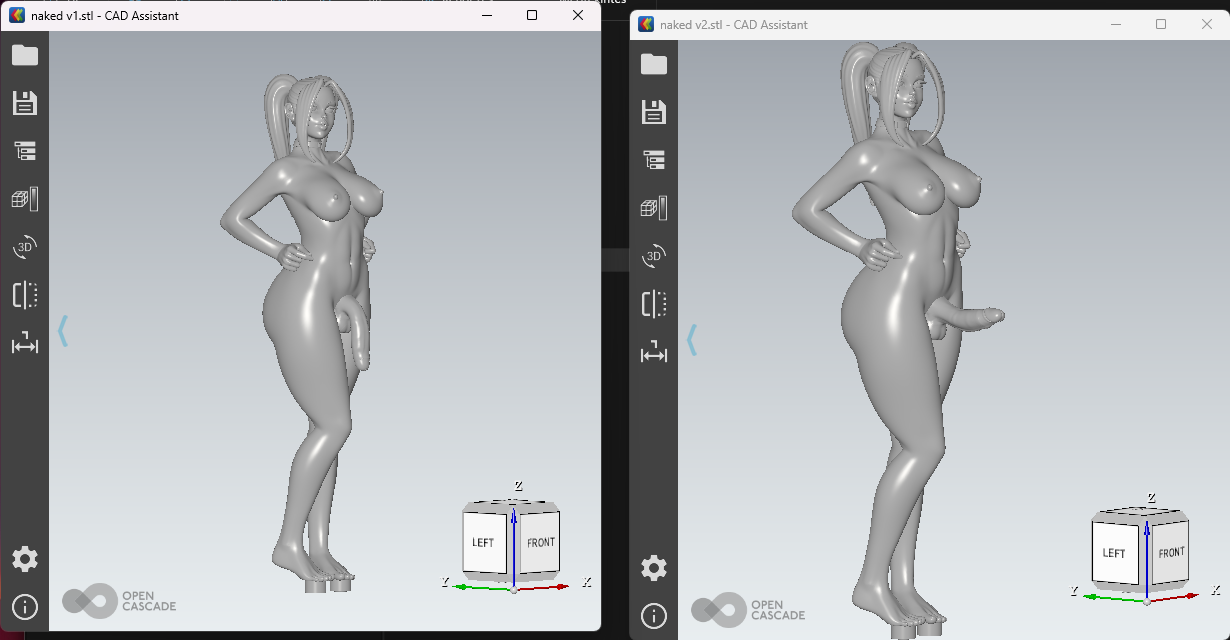 Statue Chloe | Original Fan art par Texelion SFW,NSFW,Futa 3d printed statue,3d printed,nsfw statue,3d printed figure,Chloe Statue,futa statue,futa figurines,futanari figurines,futanari statue