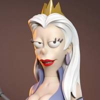 Statua Dagmar | Disenchantment Fan art di TorridaMinis SFW,NSFW 3d printed,3d printed statue,nsfw statue,3d printed figure,Disenchantment Statue,Dagmar Statue
