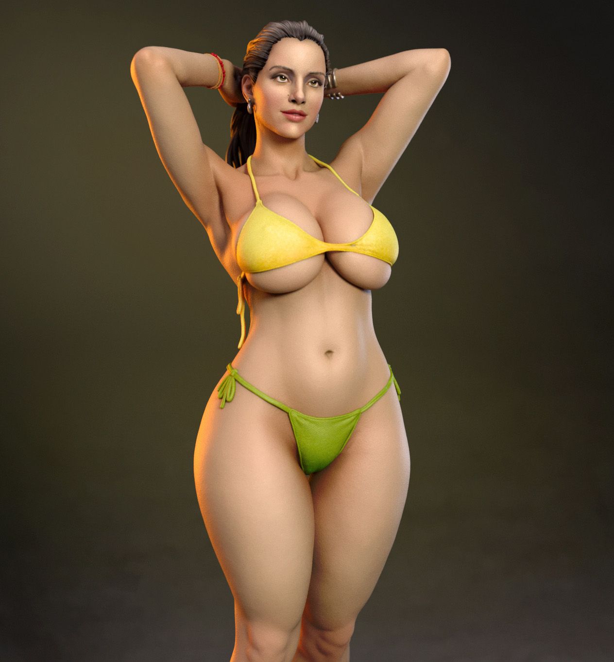 The Girl Swimsuit Statue | Ipanema Fan Art by TorridaMinis SFW,NSFW 3d printed,3d printed statue,nsfw statue,3d printed figure,The Girl Swimsuit Statue,Ipanema Statue