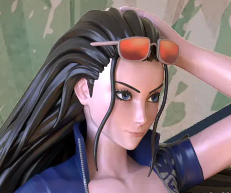 Nico Robin Statue | One Piece Fan Art by OXO3D SFW,NSFW 3d printed,3d printed statue,3d printed figure,Nico Robin Statue,One Piece,nsfw statue